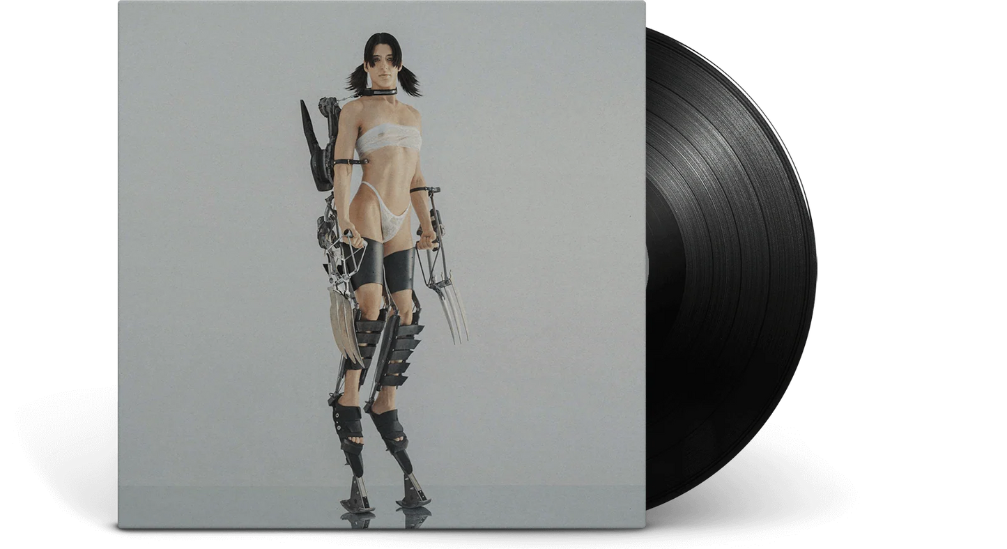 Gramofonik Arca Kick I vinyl LP record with colorful abstract album cover art and black vinyl disc.