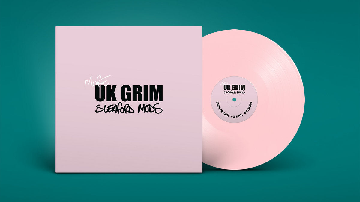 Sleaford Mods - More UK GRIM (12" EP Limited Edition Pink Vinyl) - LP