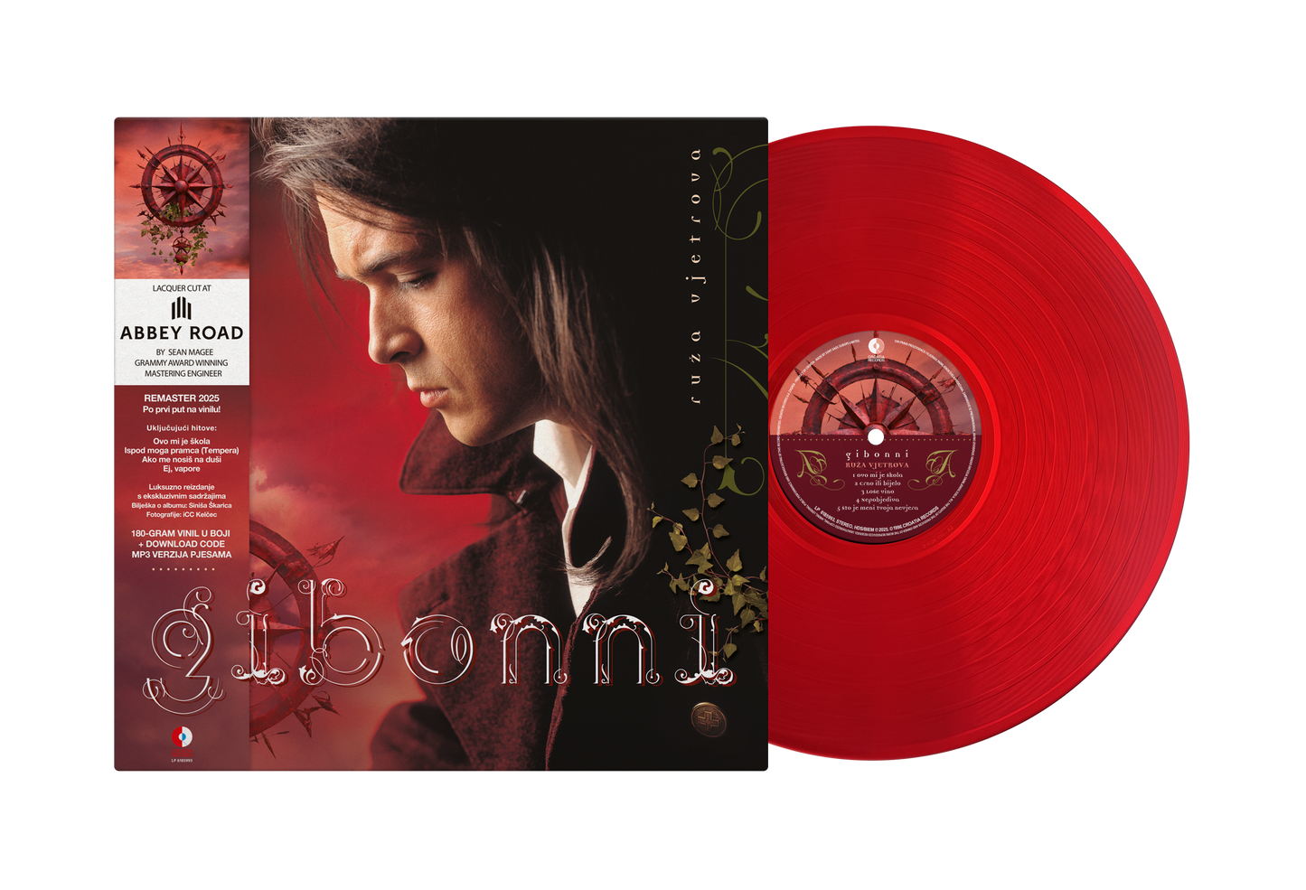 Gibonni - Ruža Vjetrova (Crveni vinil) - LP