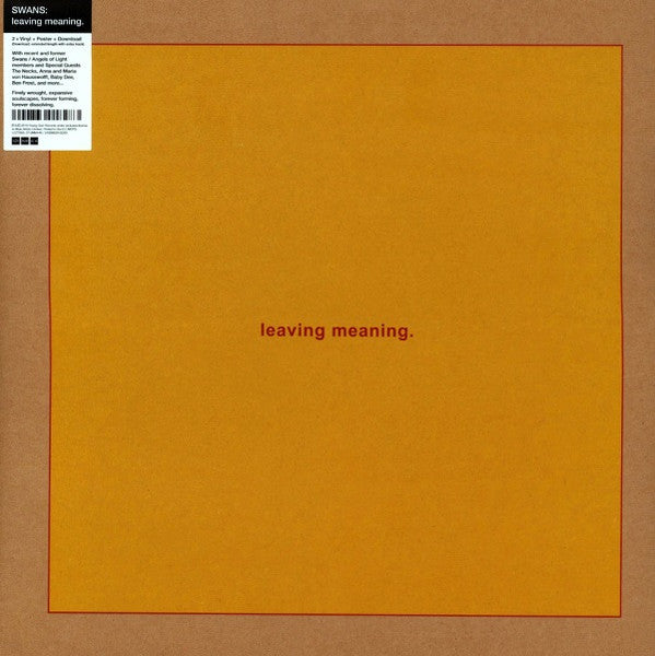 Swans - Leaving Meaning - 2LP - Gramofonik