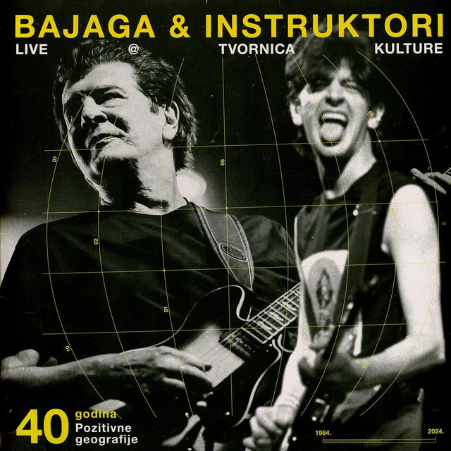 Bajaga & Instruktori 40 Godina Pozitivne Geografije - Live @ Tvornica Kulture - LP - Gramofonik