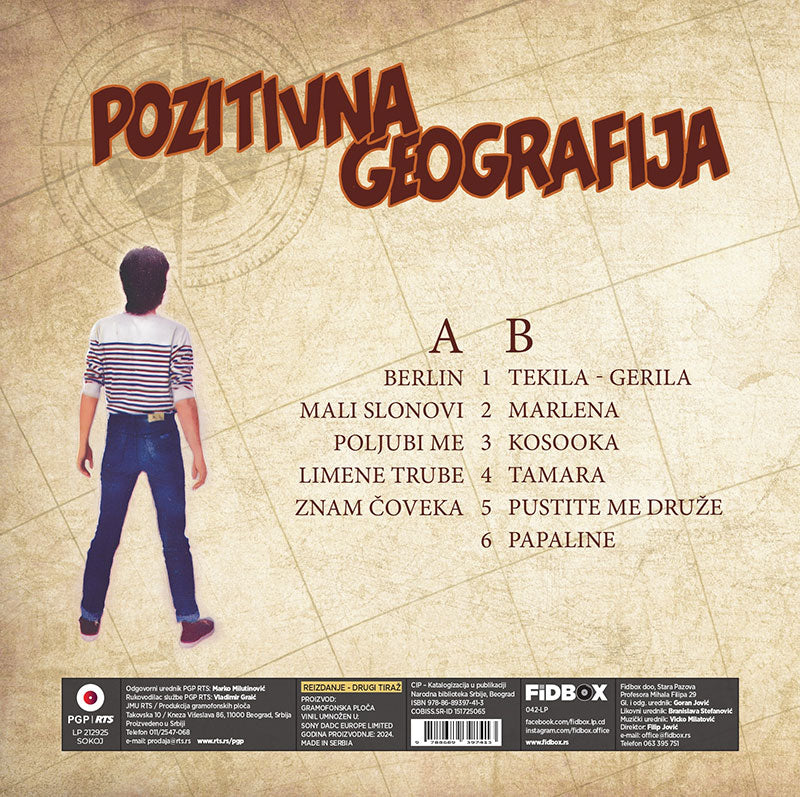 Bajaga - Pozitivna geografija (Zlatna ploča - reizdanje 2024) - LP
