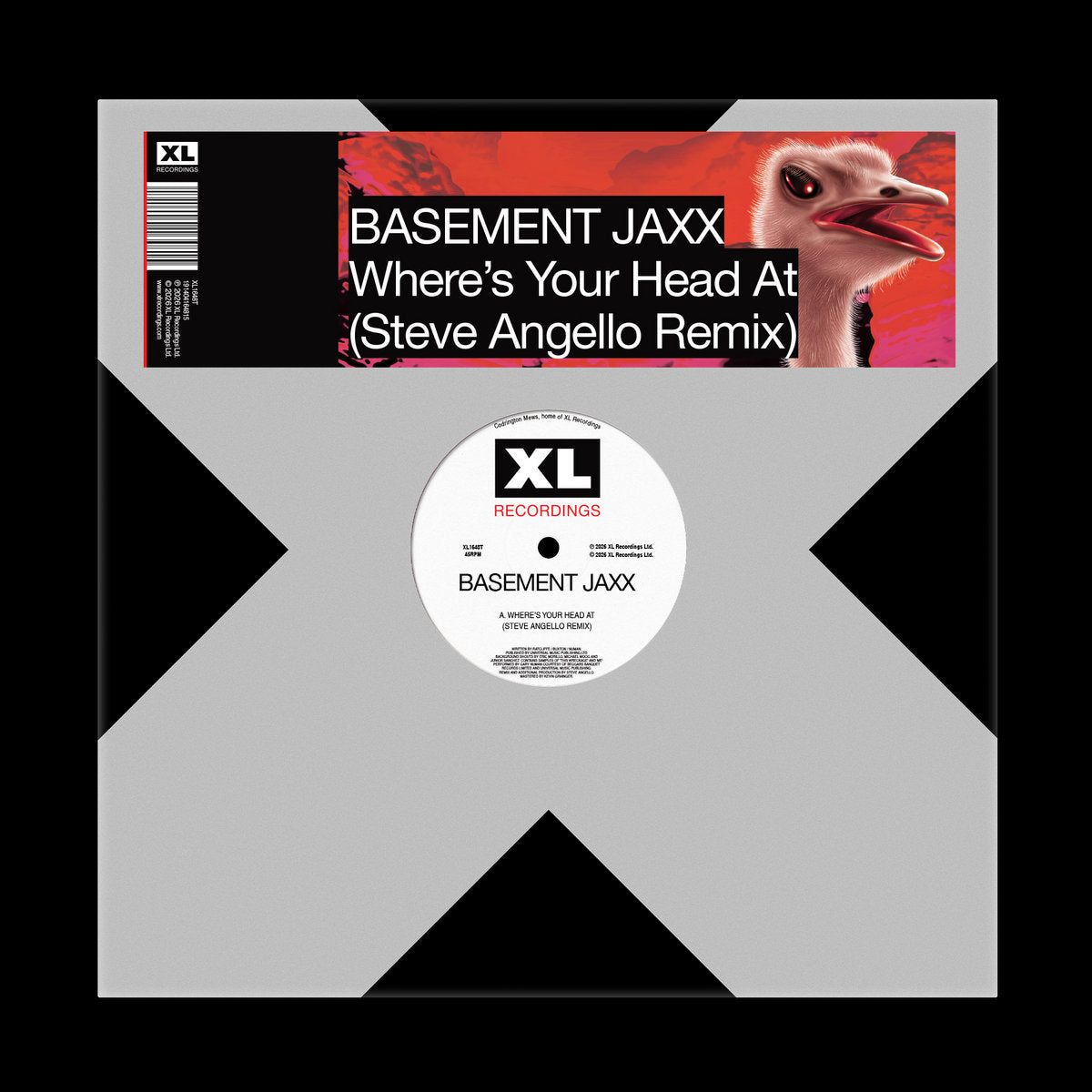 Basement Jaxx & Steve Angello - Where's Your Head At (Steve Angello Remix - Extended) - LP - Gramofonik