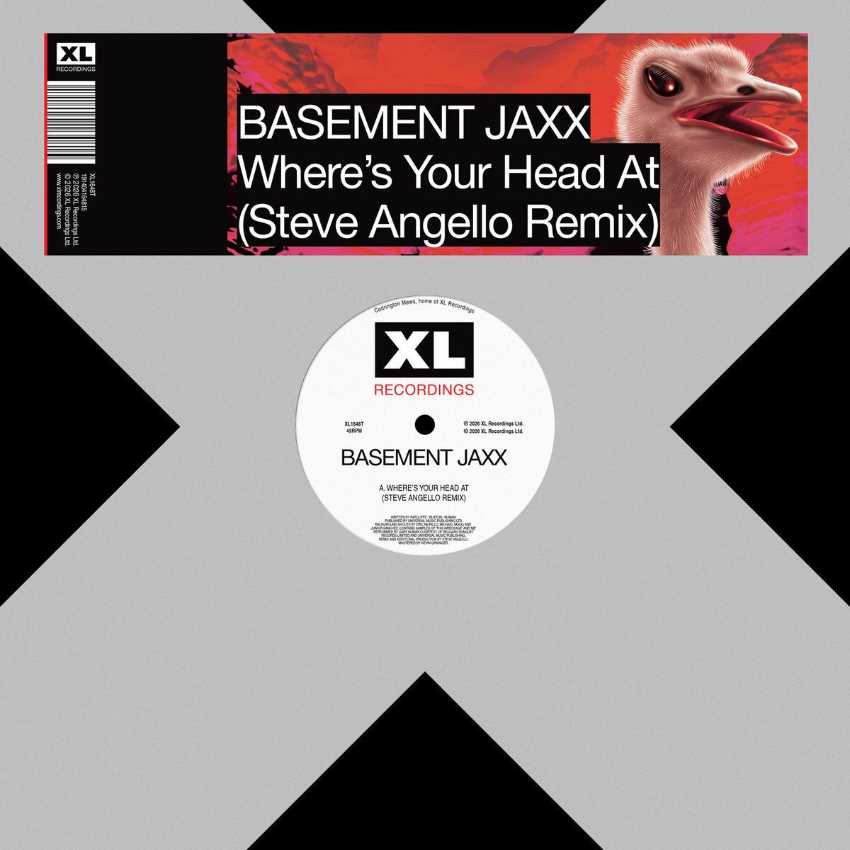 Basement Jaxx & Steve Angello - Where's Your Head At (Steve Angello Remix - Extended) - LP - Gramofonik