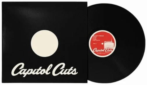 Black Pumas Capitol Cuts vinyl LP by Gramofonik, featuring the album cover art on a black vinyl record.