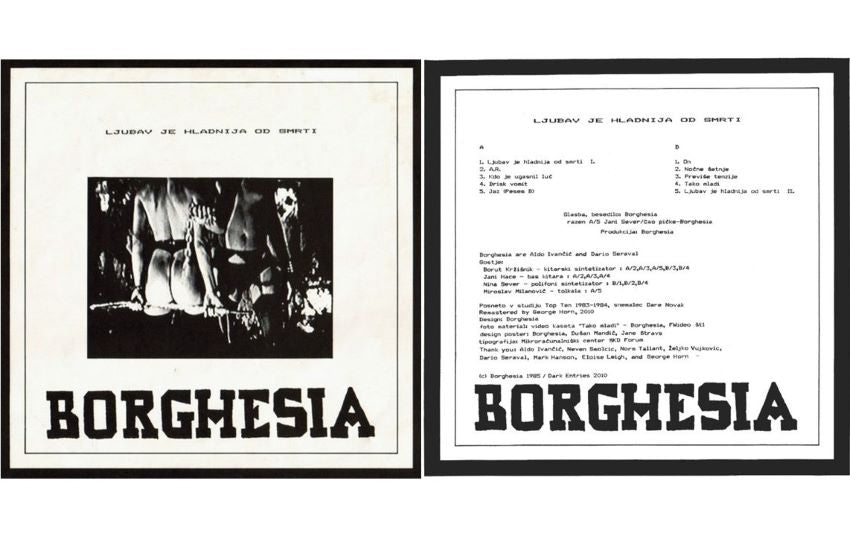 Borghesia - Ljubav je hladnija od smrti - LP