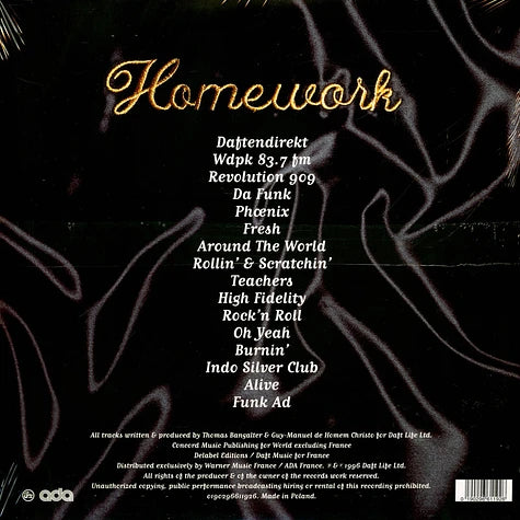 Daft Punk - Homework - 2LP - Gramofonik