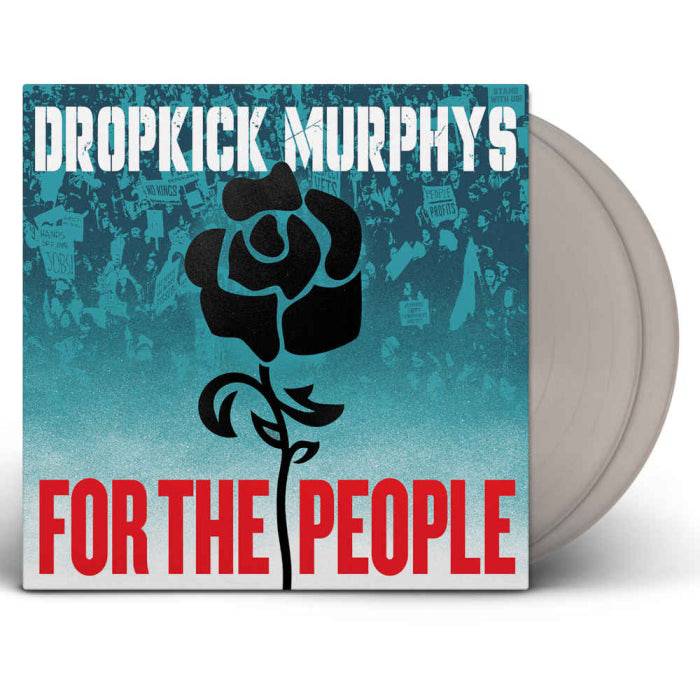 Dropkick Murphys For The People vinyl 2LP by Gramofonik, featuring a silver and white album design on the cover.