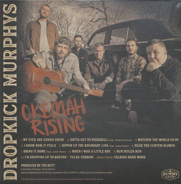 Gramofonik Dropkick Murphys Okemah Rising vinyl LP with album cover art and colorful design on the front.