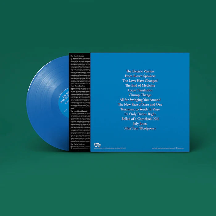 The New Pornographers - Electric Version ( 20th Anniversary Edition Blue) - LP