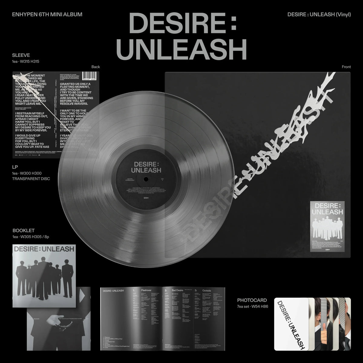 ENHYPEN - Desire: Unleash - LP - Gramofonik