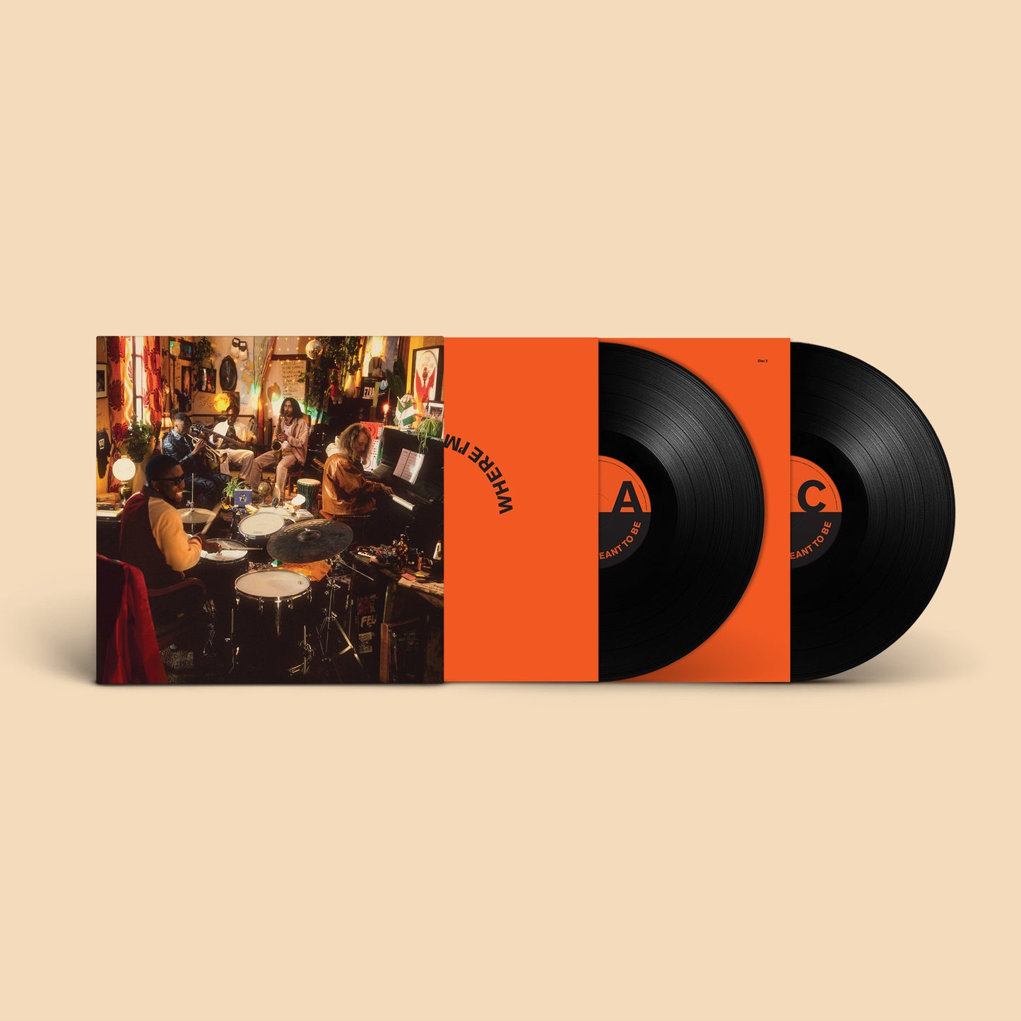 Ezra Collective - Where I'm Meant To Be (Black Vinyl) - 2LP - Gramofonik