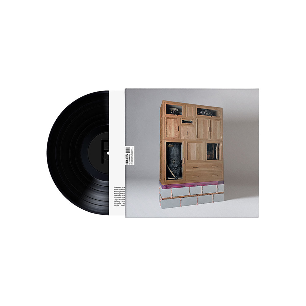 Gramofonik vinyl LP of Idles' Ultra Mono featuring the album cover artwork and black vinyl record.