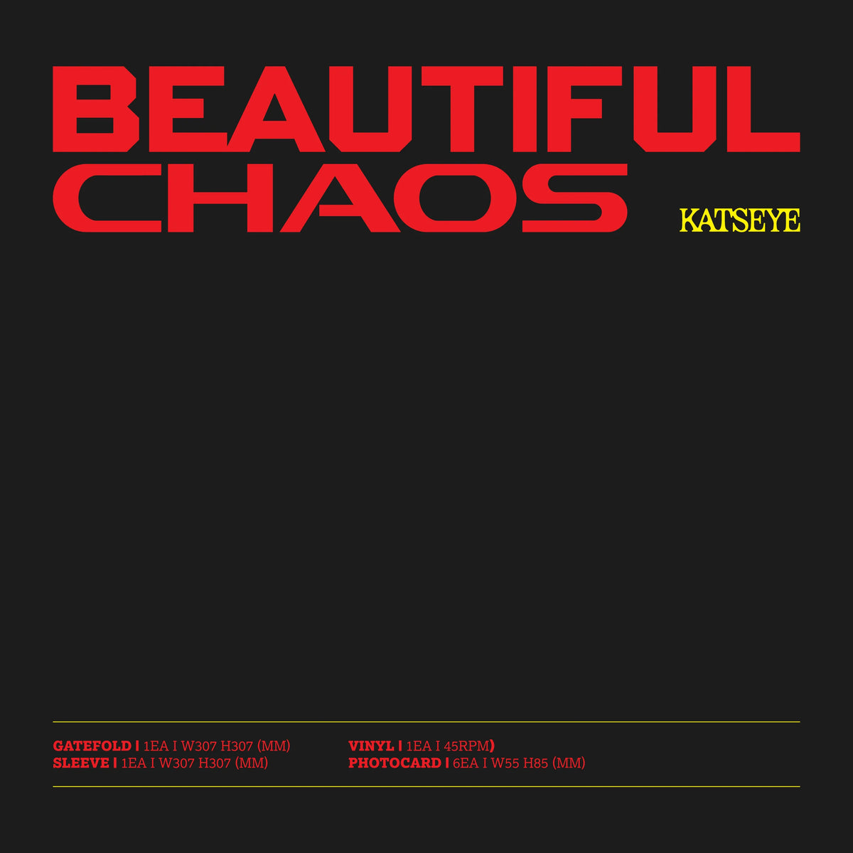 Katseye - Beautiful Chaos (Neon Lime 12inch EP) - LP - Gramofonik