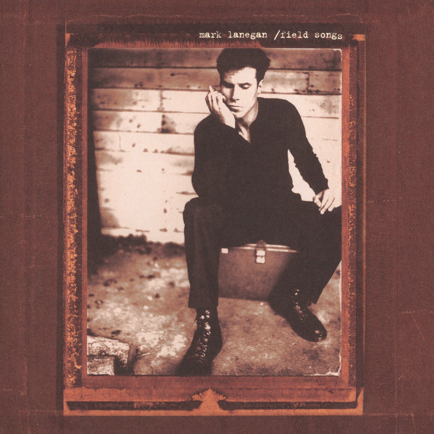 Gramofonik vinyl LP of Mark Lanegan's Field Songs, showing the album cover with artwork and record details.