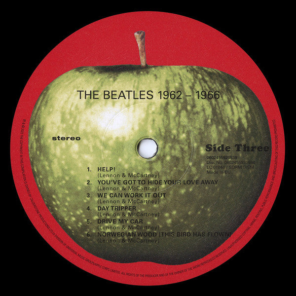 The Beatles: 1962-1966 (Red Album - 2023 Limited Edition) - 3LP - Gramofonik