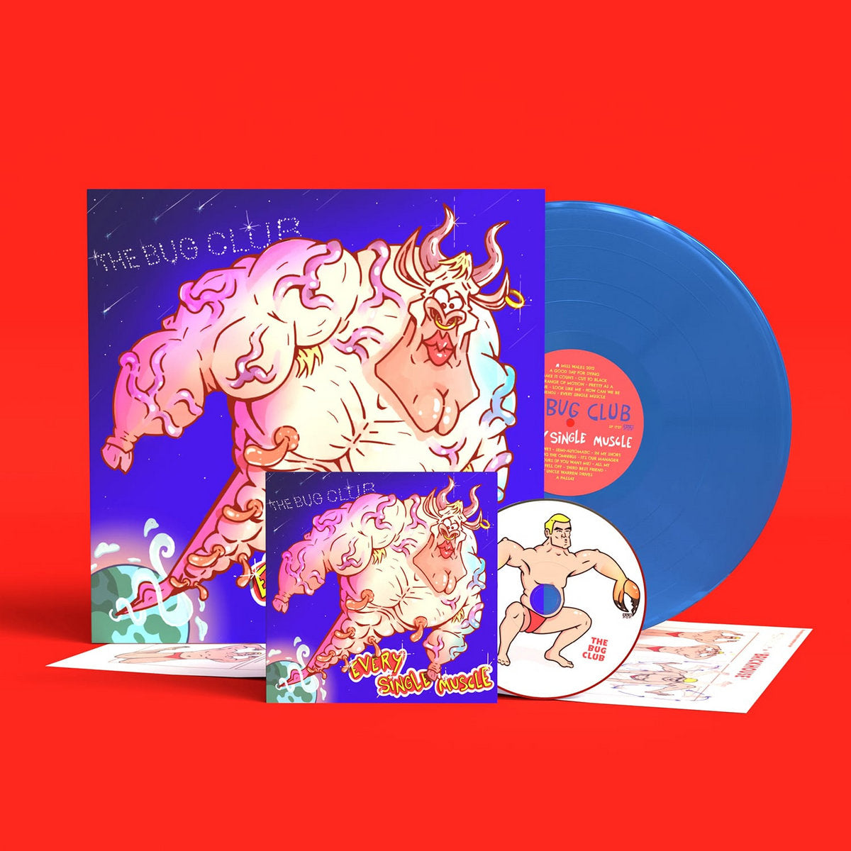 The Bug Club - Every Single Muscle (Loser Edition" Opaque Blue Vinyl) - LP - Gramofonik