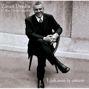 Vinyl LP cover of Zoran Predin & Mar Django Quartet's Ljubimec iz omare, featuring colorful album artwork.